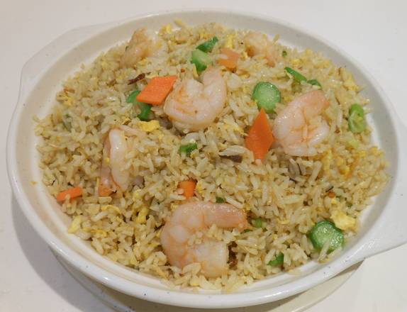 Prawns Fried Rice in XO Chili Sauce  大蝦XO醬炒飯